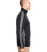 UltraClub 8398 Cool & Dry Sport Quarter-Zip Pullov in Black/ charcoal