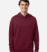 Team 365 TT400 Unisex Squad Hooded Tech Fleece Pul in Sport maroon