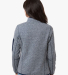 North End NE730W Women's Jasper Full-Zip Fleece Ja in Classic navy/ white