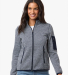 North End NE730W Women's Jasper Full-Zip Fleece Ja in Classic navy/ white
