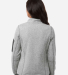 North End NE730W Women's Jasper Full-Zip Fleece Ja in Grey/ white