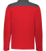 Russell Athletic R03GKM Unisex Sideline Grid Fleec in True red/ stealth