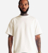 Shaka Wear MCS Men's Cropped Max Heavyweight T-Shi in Off white