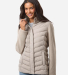 Weatherproof W26719 Women's Mixed Media Chevron Ja in Taupe