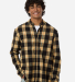 Boxercraft BU7401 Men's Flannel Button Down Shirt in Dark khaki plaid