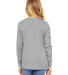 Bella + Canvas 3501YCVC Youth Heather CVC Long Sle in Athletic heather