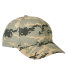 Big Accessories BX024 Structured Camo Cap in Ripstop dark grey/ green camo