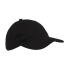 Big Accessories BX001 Classic Brushed Twill Cap in Black