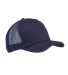 Big Accessories BX010 Twill Trucker Cap in Navy