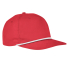 Big Accessories BA671 Golf Cap in Red/ white