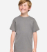 LA T 6102 Youth Vintage Wash Tee in Washed gray