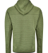 J America 8774 Unisex Pebble Fleece Hooded Pullove in Moss