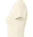 American Apparel BR210 Women's Baby Rib Cropped Te in Bone