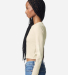 American Apparel BR2107 Women's Baby Rib Long Slee in Bone