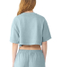 Bella + Canvas 6882GD Women's Garment-Dyed Cropped in Light washed denim