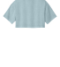 Bella + Canvas 6882GD Women's Garment-Dyed Cropped in Light washed denim