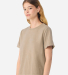 Bella + Canvas 6110GD Women's Garment-Dyed Tee in Khaki