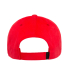 Yupoong-Flex Fit 6363V Structured Brushed Twill Ca in Red
