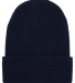 Yupoong-Flex Fit 2501K Waffle Cuffed Beanie in Navy