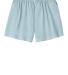 Bella + Canvas 6824GD Women's Garment-Dyed Shorts in Light washed denim