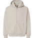 Bella + Canvas 4739 Unisex 10 oz Full-Zip Hoodie S in Dust