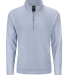 J America 8771 Unisex Maverick Quarter-Zip Pullove in Ice grey