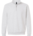 Gildan 18810 Unisex Heavy Blend™ Quarter-Zip Swe in Ash