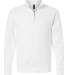 Gildan 18810 Unisex Heavy Blend™ Quarter-Zip Swe in White