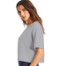 Champion Clothing T453W Women's Heritage Jersey Cr in Oxford grey