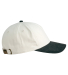 Big Accessories BA710 Corduroy Cap in Cream/ olive