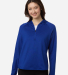 Team 365 TT200W Women's Qualify Quarter-Zip Hooded in Sport royal