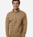 North End NE220 Men's Mantra Half-Zip Ottoman Pull in Cafe