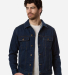 Harriton M75 Men's Cooper Denim Jacket in Dark denim