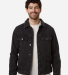 Harriton M75 Men's Cooper Denim Jacket in Washed black