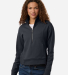 North End NE220W Women's Mantra Half-Zip Ottoman P in Carbon