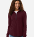 North End NE405W Women's Jaq Stretch Performance Q in Burgundy/ carbon
