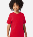 Champion Clothing CH1081 Youth Jersey T-Shirt in Red