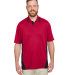 Harriton M386T Men's Tall Flash Snag Protection Pl in Red/ black