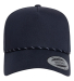 Yupoong-Flex Fit 5079BD Retro Cotton Blend Five-Pa in Navy