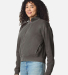 Comfort Colors 1570L Women's Garment-Dyed Full-Zip in Pepper