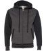 Independent Trading Company IND45UVZ Unisex Heavyw in Charcoal heather/ black