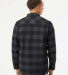 Independent Trading Company EXP50F Unisex Flannel  in Charcoal heather/ black