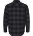 Independent Trading Company EXP50F Unisex Flannel  in Charcoal heather/ black