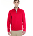 Badger Sportswear 4102 Men's B-Core Quarter-Zip Pu in Red/ graphite