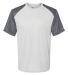 Badger Sportswear 4230 Men's Breakout T-Shirt in Silver/ graphite