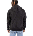 Shaka Wear SHWBJ Unisex Windbreaker Jacket in Black/ Grey
