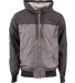 Shaka Wear SHWBJ Unisex Windbreaker Jacket in Black/ Grey