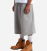Shaka Wear SHLFBS Unisex Baggy Fleece Shorts in Heather Grey