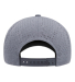 Yupoong-Flex Fit 5389BD Five-Panel Perforated Rope in Heather Grey