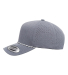 Yupoong-Flex Fit 5389BD Five-Panel Perforated Rope in Heather Grey
